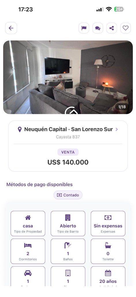 Ficha de propiedad