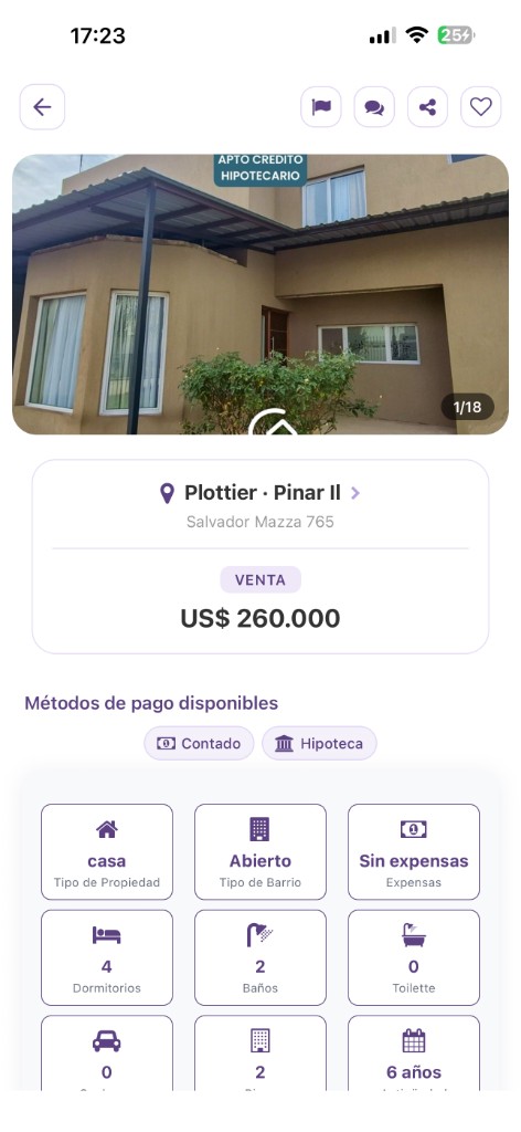 Ficha de propiedad