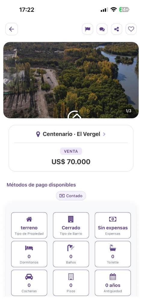 Ficha de propiedad