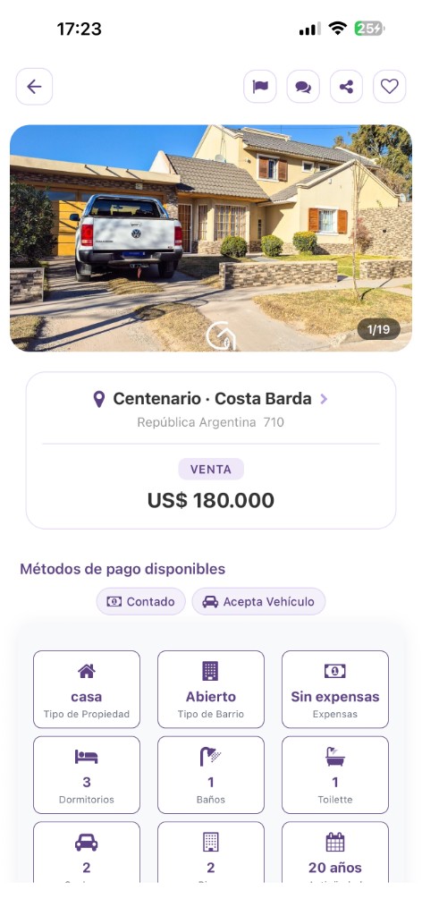 Ficha de propiedad